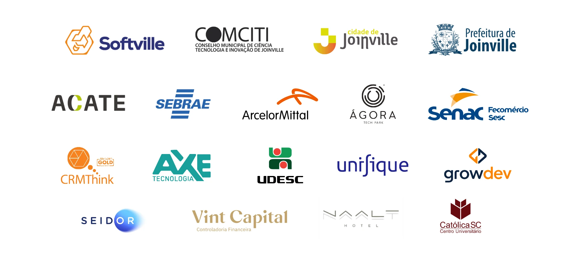 Empresas e marcas confirmadas na Expoinovação 2026